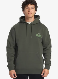 Best Quiksilver Omni Logo Hoodie Climbing Ivy