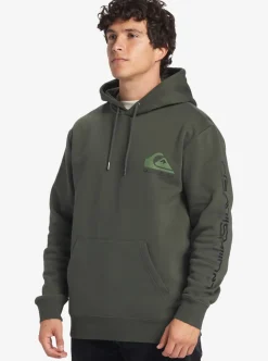Best Quiksilver Omni Logo Hoodie Climbing Ivy