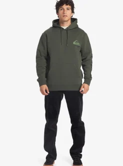 Best Quiksilver Omni Logo Hoodie Climbing Ivy