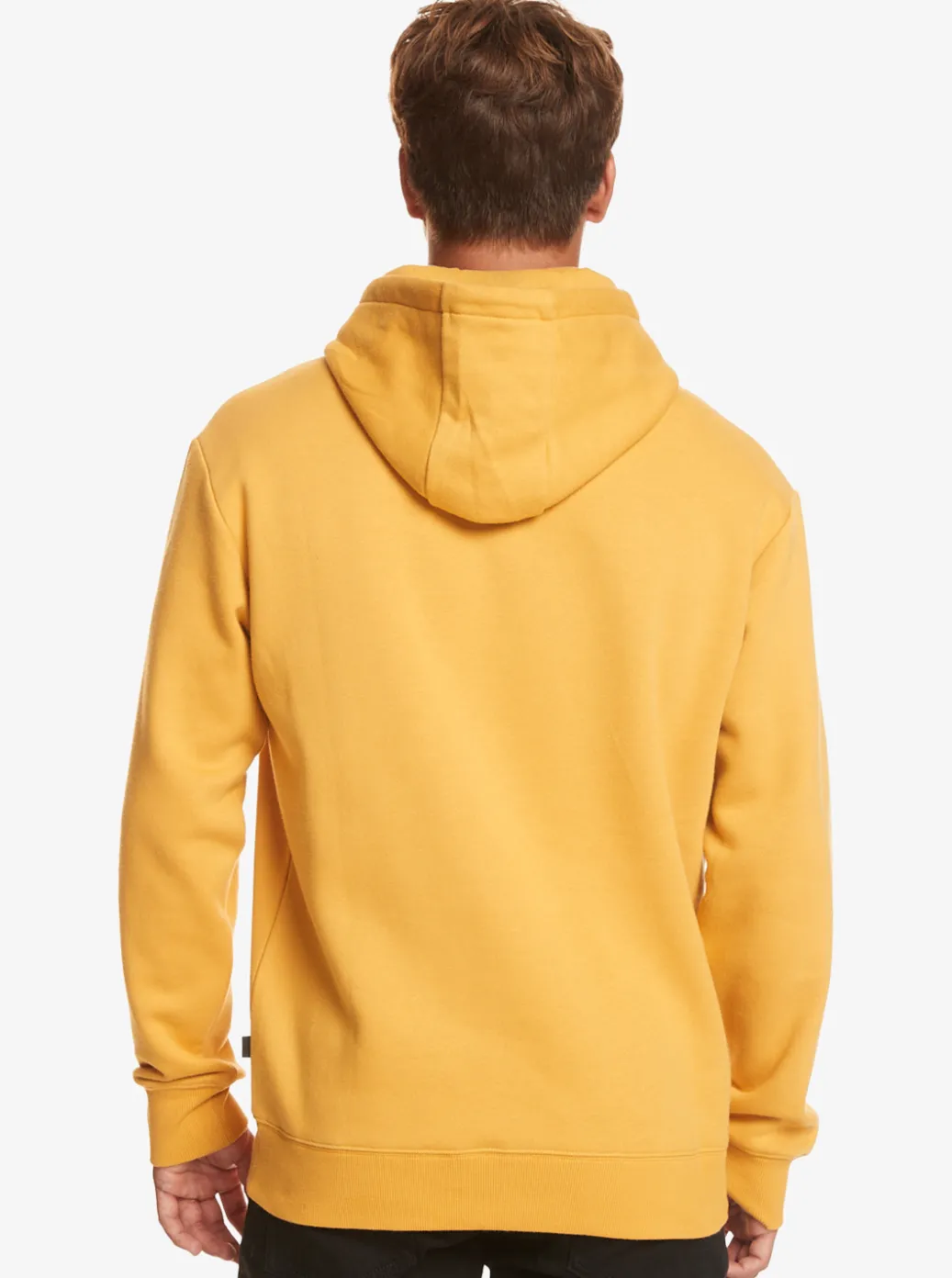 New Quiksilver Omni Logo Hoodie Mustard