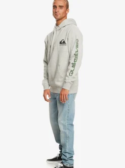 Cheap Quiksilver Omni Logo Hoodie Athletic Heather