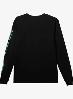Fashion Quiksilver Omni Logo Long Sleeve T-Shirt Black