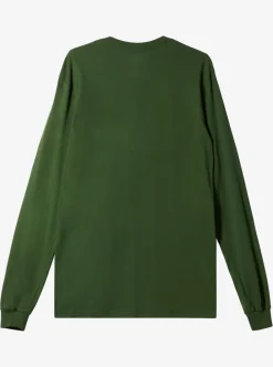 Fashion Quiksilver Omni Logo Long Sleeve T-Shirt Greener Pastures