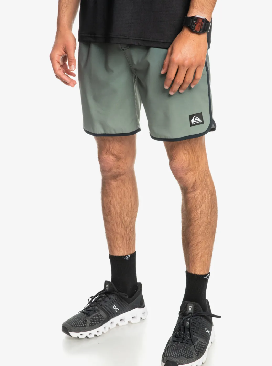 Best Quiksilver Omni Scallop 17" Amphibian Boardshorts Laurel Wreath