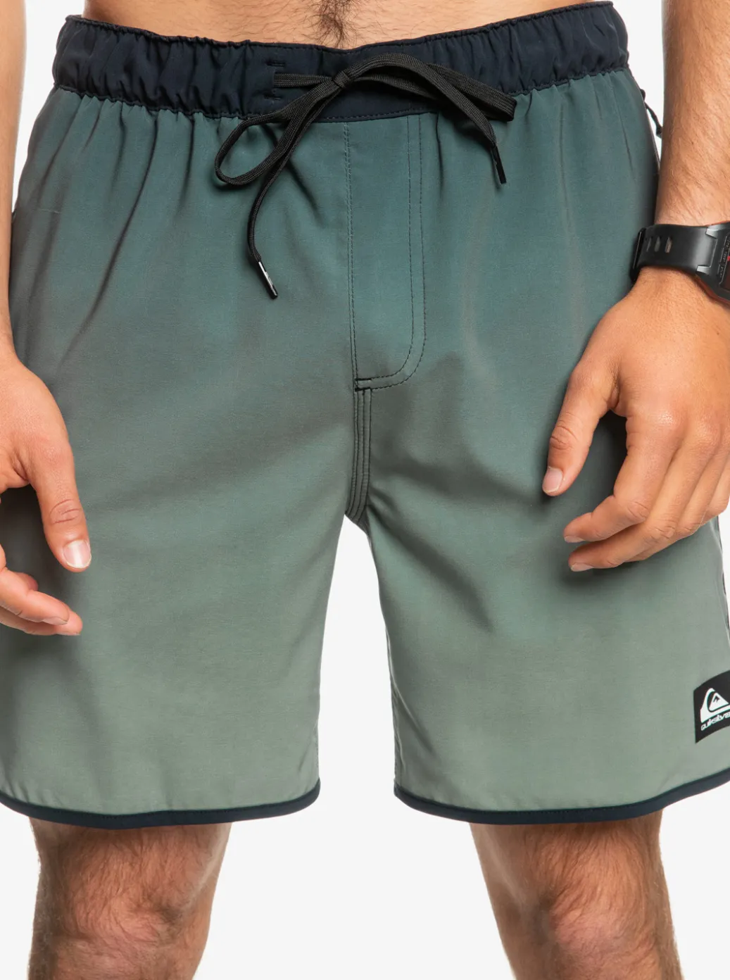 Best Quiksilver Omni Scallop 17" Amphibian Boardshorts Laurel Wreath
