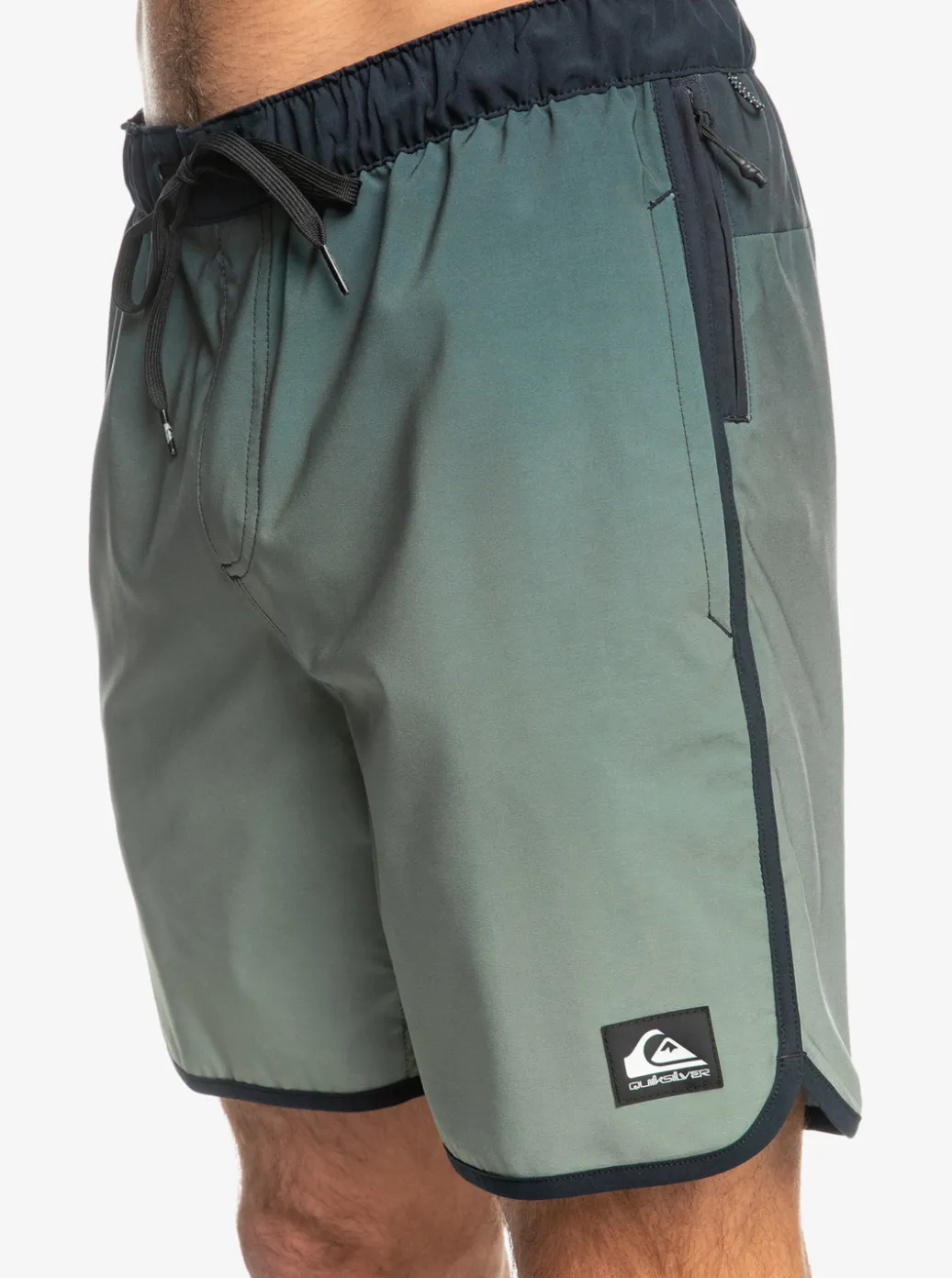 Best Quiksilver Omni Scallop 17" Amphibian Boardshorts Laurel Wreath