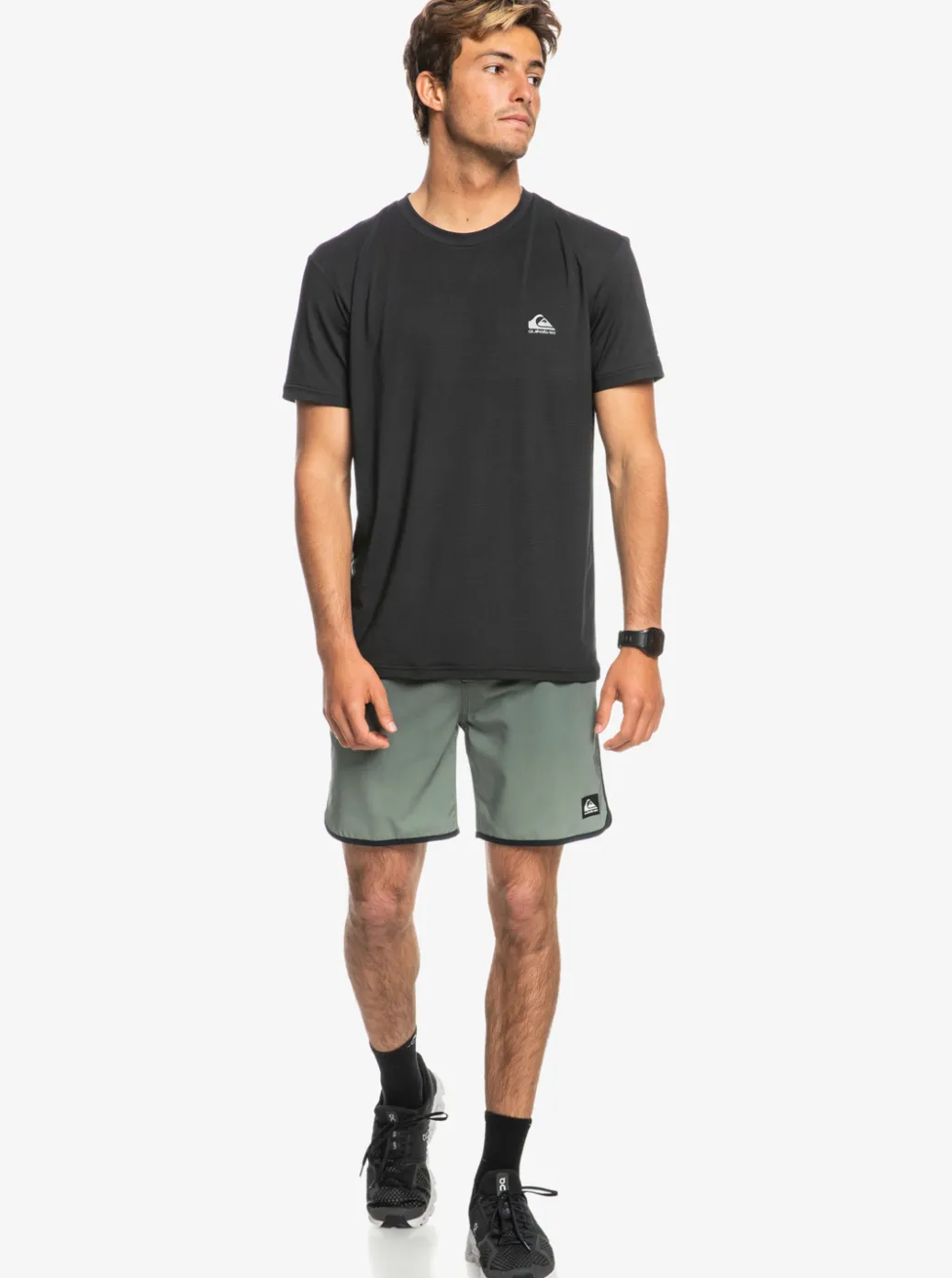 Best Quiksilver Omni Scallop 17" Amphibian Boardshorts Laurel Wreath
