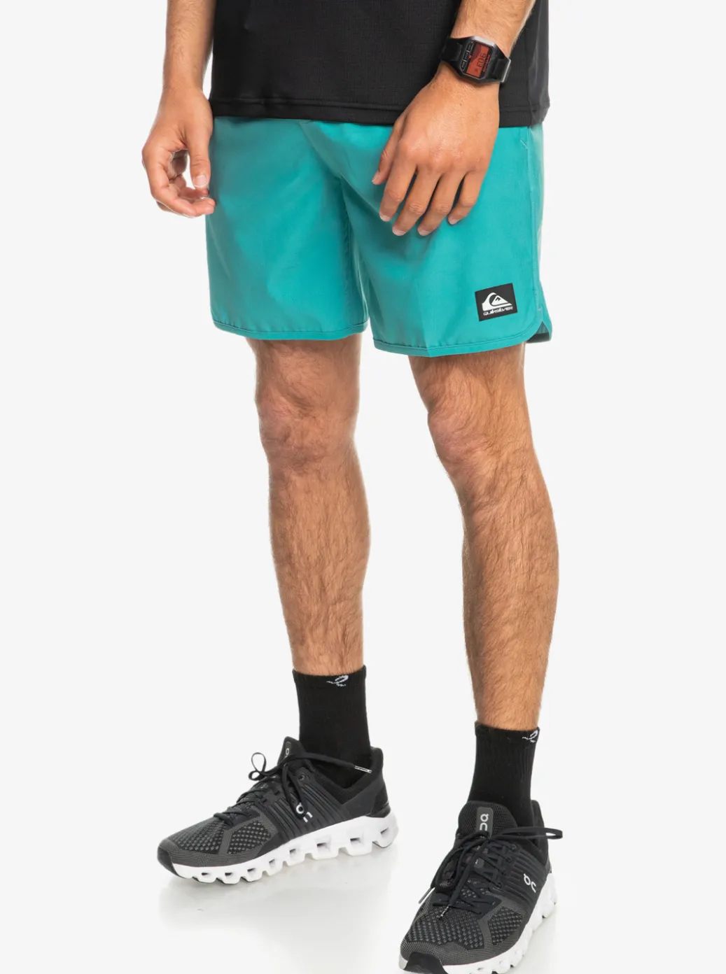Discount Quiksilver Omni Scallop 17" Amphibian Boardshorts Brittany Blue
