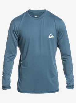 Outlet Quiksilver Omni Session Long Sleeve Upf 50 Surf T-Shirt Bering Sea