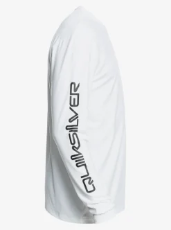 Discount Quiksilver Omni Session Long Sleeve Upf 50 Surf T-Shirt White