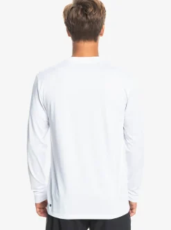 Discount Quiksilver Omni Session Long Sleeve Upf 50 Surf T-Shirt White