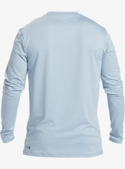 Shop Quiksilver Omni Session Long Sleeve Upf 50 Surf T-Shirt Celestial Blue
