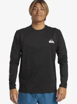 Store Quiksilver Omni Session Long Sleeve Upf 50 Surf T-Shirt Black