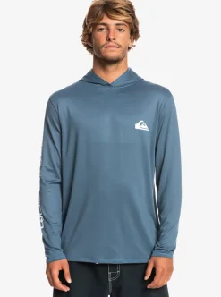 Fashion Quiksilver Omni Session Upf 50 Long Sleeve Surf Tee Bering Sea