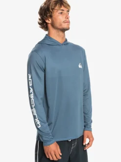 Fashion Quiksilver Omni Session Upf 50 Long Sleeve Surf Tee Bering Sea