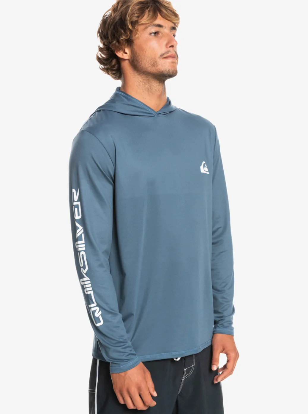 Fashion Quiksilver Omni Session Upf 50 Long Sleeve Surf Tee Bering Sea