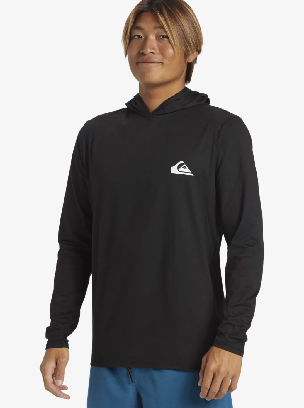 Shop Quiksilver Omni Session Upf 50 Long Sleeve Surf Tee Black