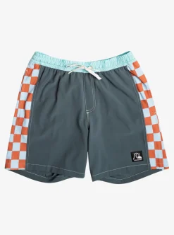 Cheap Quiksilver Original Arch 17" Volleys Dark Slate