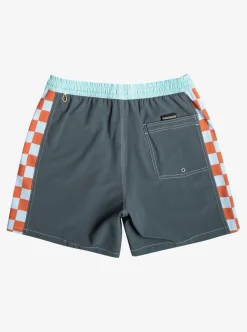 Cheap Quiksilver Original Arch 17" Volleys Dark Slate