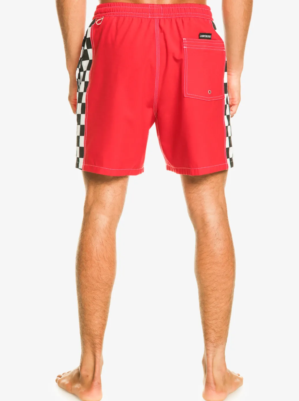 Cheap Quiksilver Original Arch 17" Volleys High Risk Red