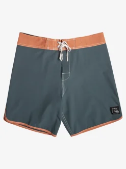 Outlet Quiksilver Original Scallop 18" Boardshorts Dark Slate