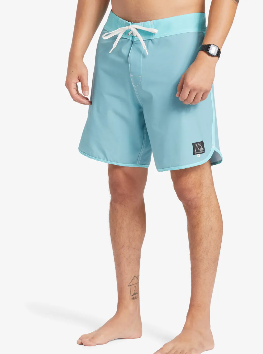 Fashion Quiksilver Original Scallop 18" Boardshorts Reef Waters