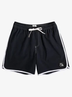 Clearance Quiksilver Original Scallop 17" Volleys Black