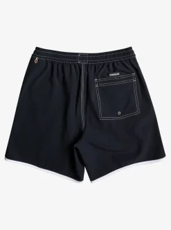 Clearance Quiksilver Original Scallop 17" Volleys Black