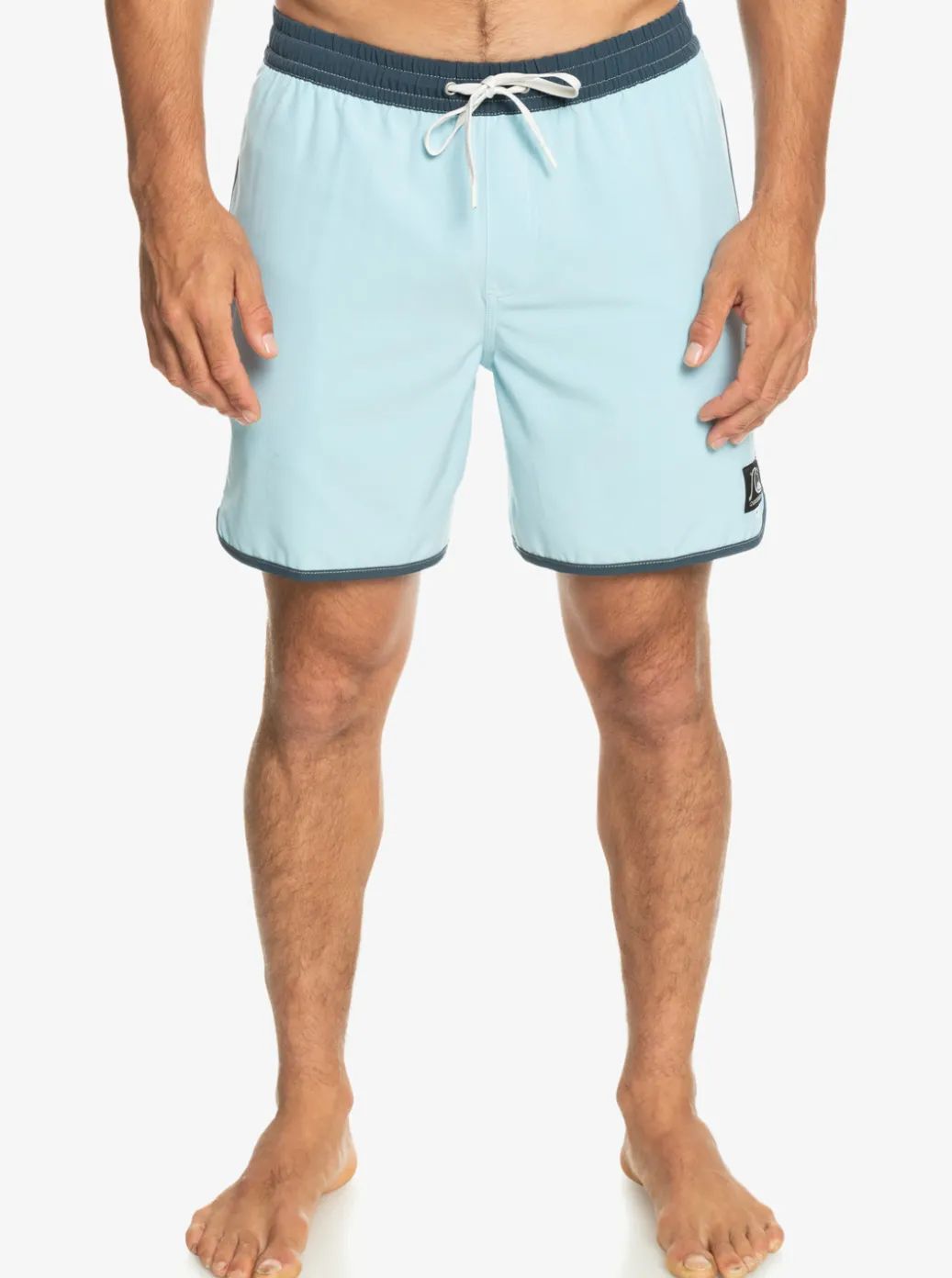 Store Quiksilver Original Scallop 17" Volleys Sky Blue