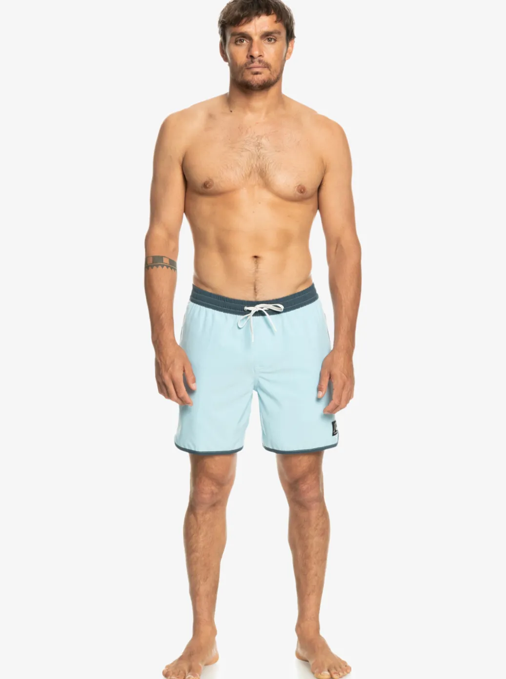 Store Quiksilver Original Scallop 17" Volleys Sky Blue