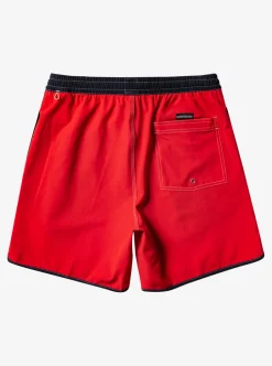 Hot Quiksilver Original Scallop 17" Volleys High Risk Red