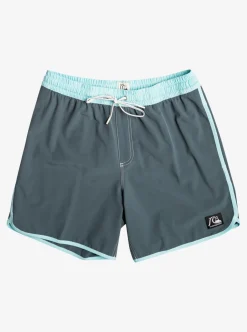 Fashion Quiksilver Original Scallop 17" Volleys Dark Slate