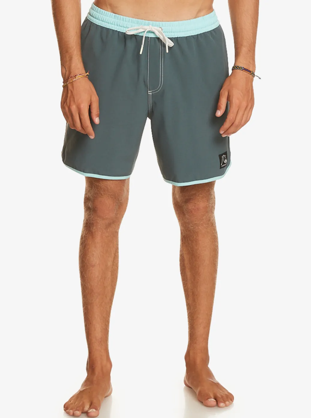 Fashion Quiksilver Original Scallop 17" Volleys Dark Slate
