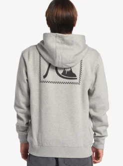 Best Sale Quiksilver Original Zip-Up Sweatshirt Athletic Heather