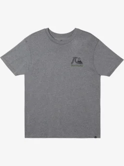 Cheap Quiksilver Outer Island Mod T-Shirt Medium Grey Heather