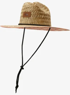 Best Sale Quiksilver Outsider Straw Lifeguard Hat Baked Clay