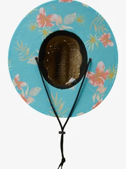 Best Quiksilver Outsider Straw Lifeguard Hat Blue Radiance