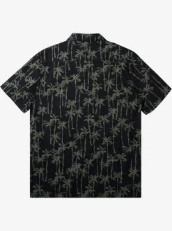 Best Sale Quiksilver Painted Palm Short Sleeve Shirt Laurel Wreath Painted Palms
