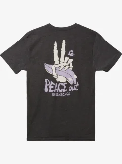 Online Quiksilver Peace Out T-Shirt Charcoal Heather