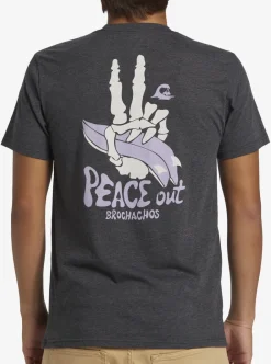 Online Quiksilver Peace Out T-Shirt Charcoal Heather