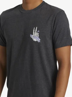 Online Quiksilver Peace Out T-Shirt Charcoal Heather