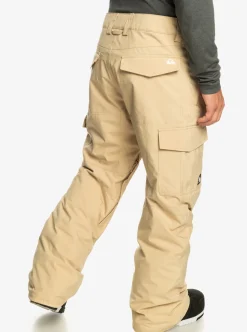 Cheap Quiksilver Porter Insulated Snow Pants Pale Khaki