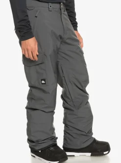 Sale Quiksilver Porter Insulated Snow Pants Iron Gate