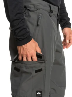 Sale Quiksilver Porter Insulated Snow Pants Iron Gate