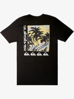 Fashion Quiksilver Poster T-Shirt Black