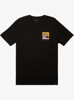 New Quiksilver Quik Blocks T-Shirt Black