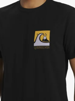 New Quiksilver Quik Blocks T-Shirt Black