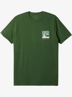 Outlet Quiksilver Quik Blocks T-Shirt Greener Pastures