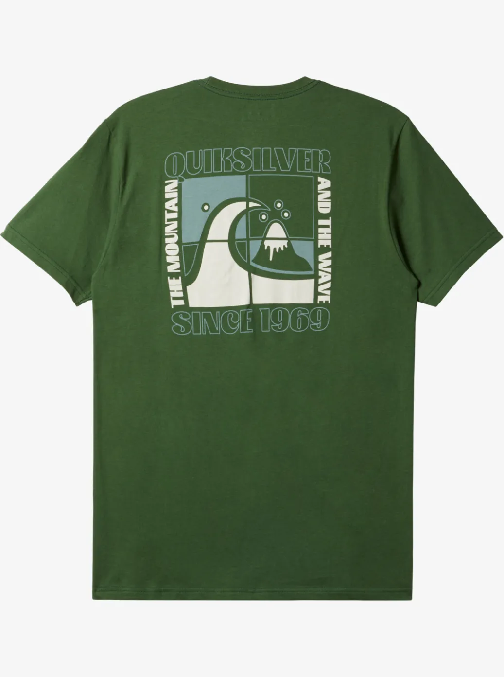 Outlet Quiksilver Quik Blocks T-Shirt Greener Pastures