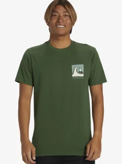 Outlet Quiksilver Quik Blocks T-Shirt Greener Pastures